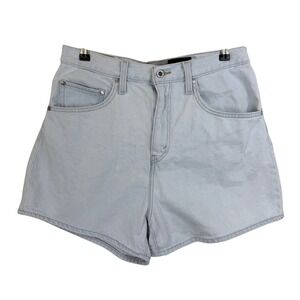 LEVI'S Silver Tab Mom Shorts Light Wash Denim Women 31